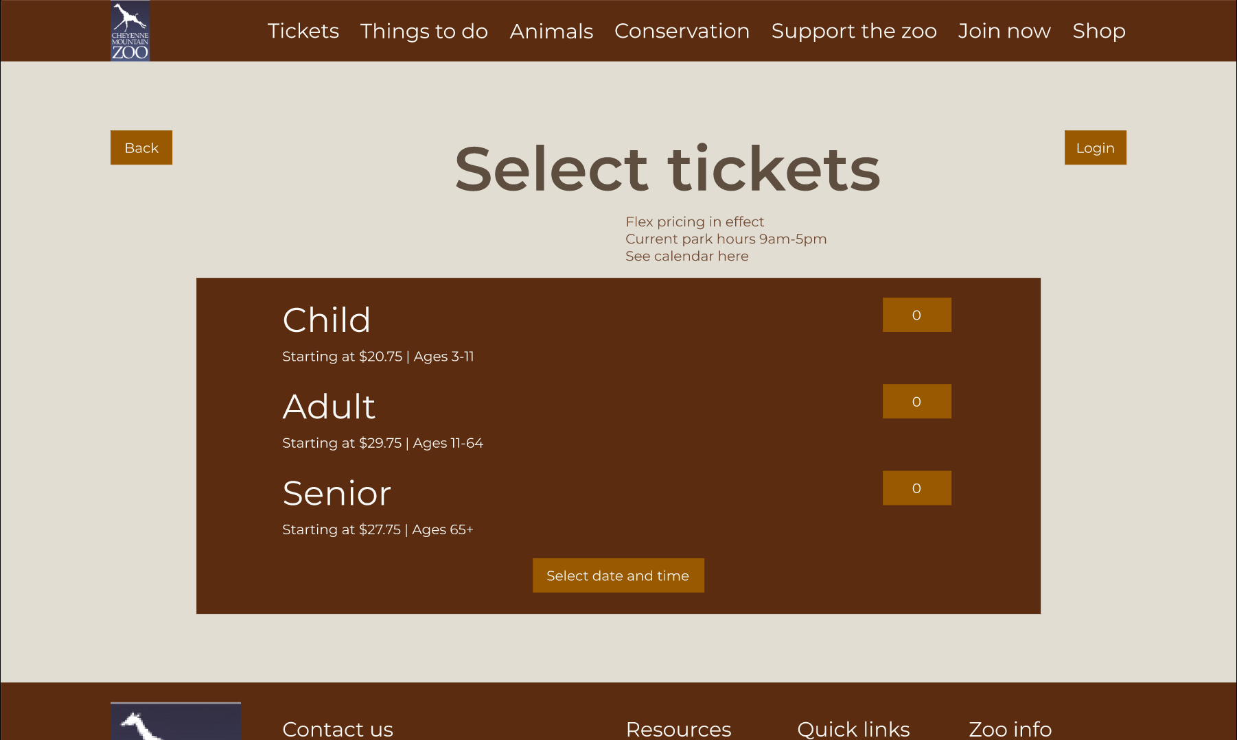 High-fidelity ticket quantity