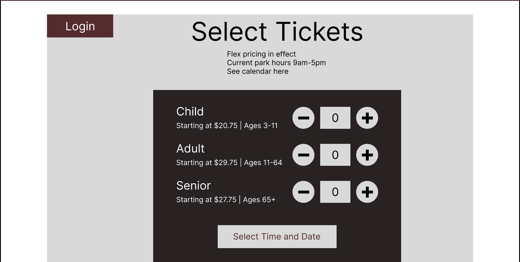 Mid-fidelity ticket quantity