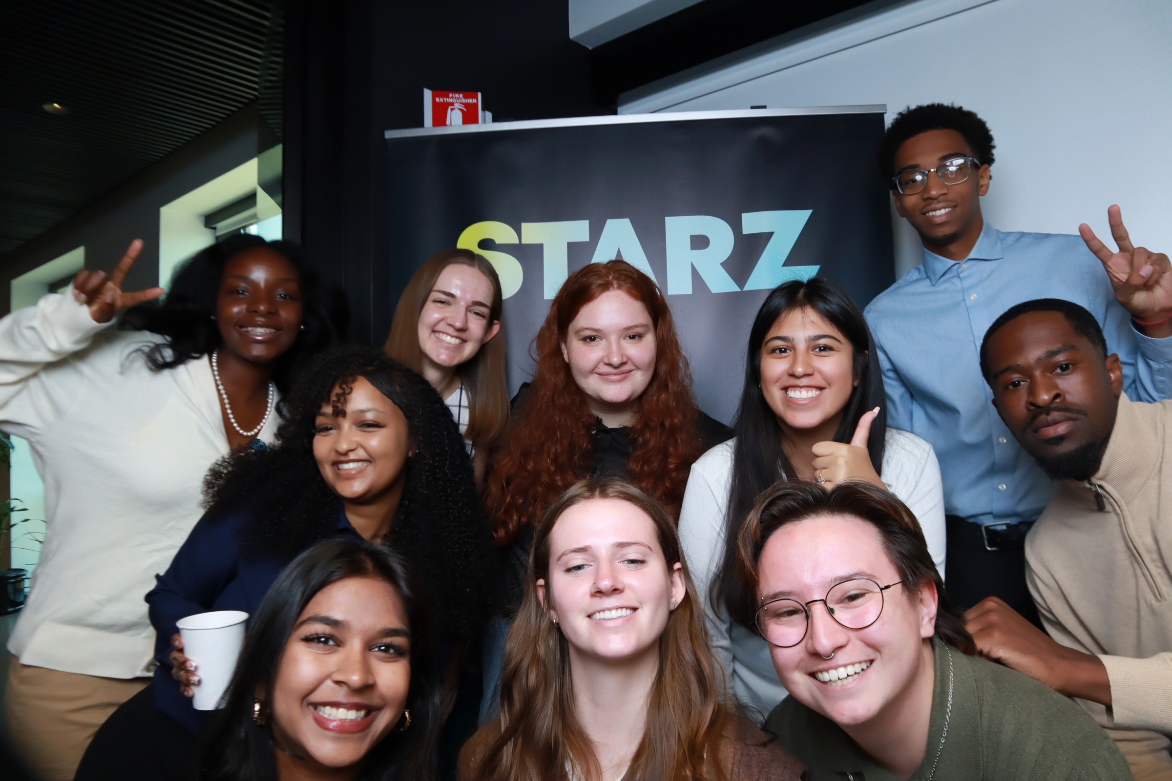 STARZ UX internship team photo